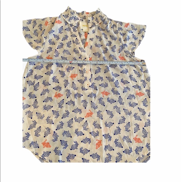 Maeve Hop Along Blouse 0 Top Anthropologie Bunny - Picture 3 of 13
